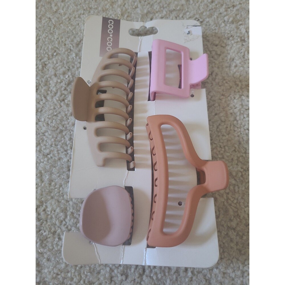 Coo Coo 4 Piece Hair Claw Clips